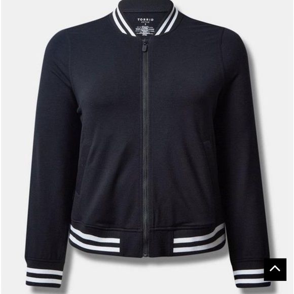 LOWEST PRICE AVAILABLE-Long Sleeve Bomber type Sweater - Picture 5 of 9